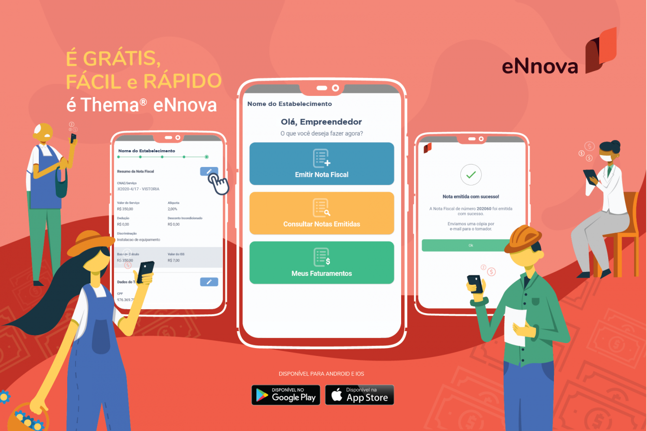 Município de Lajeado é o 1º cliente Thema® a utilizar o app eNnova para emissão de notas fiscais