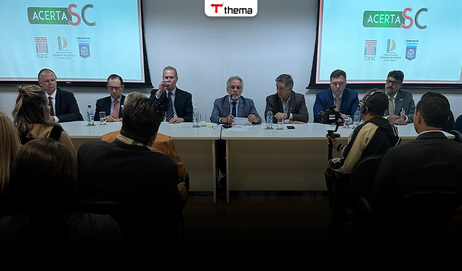 TJSC realiza cerimônia de lançamento do Programa Acerta SC que tem o GRP Thema® como plataforma oficial