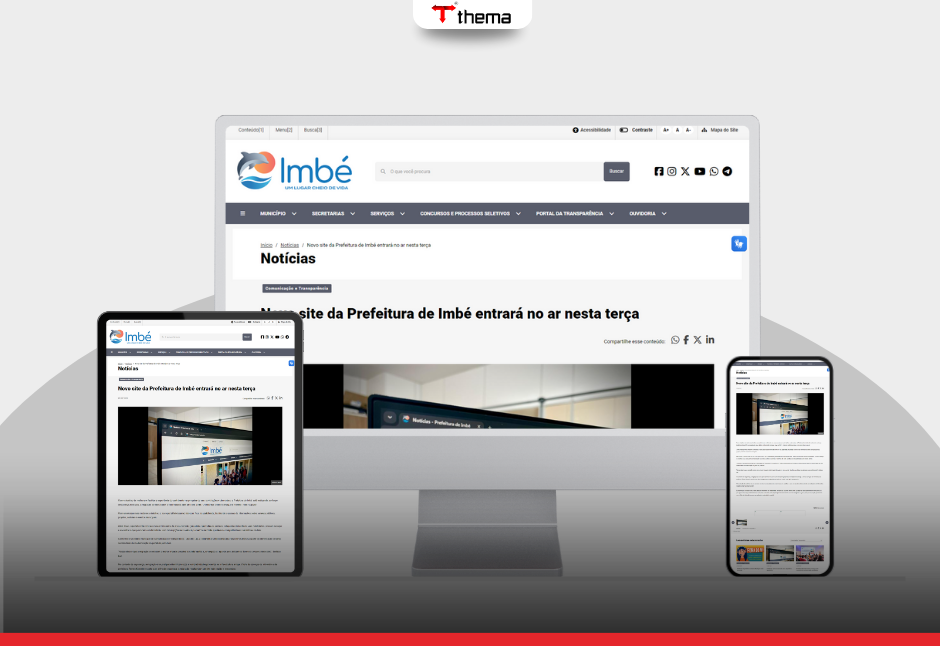Facilitando a Vida dos Cidadãos: Prefeitura de Imbé lança Novo Portal desenvolvido pela Thema®